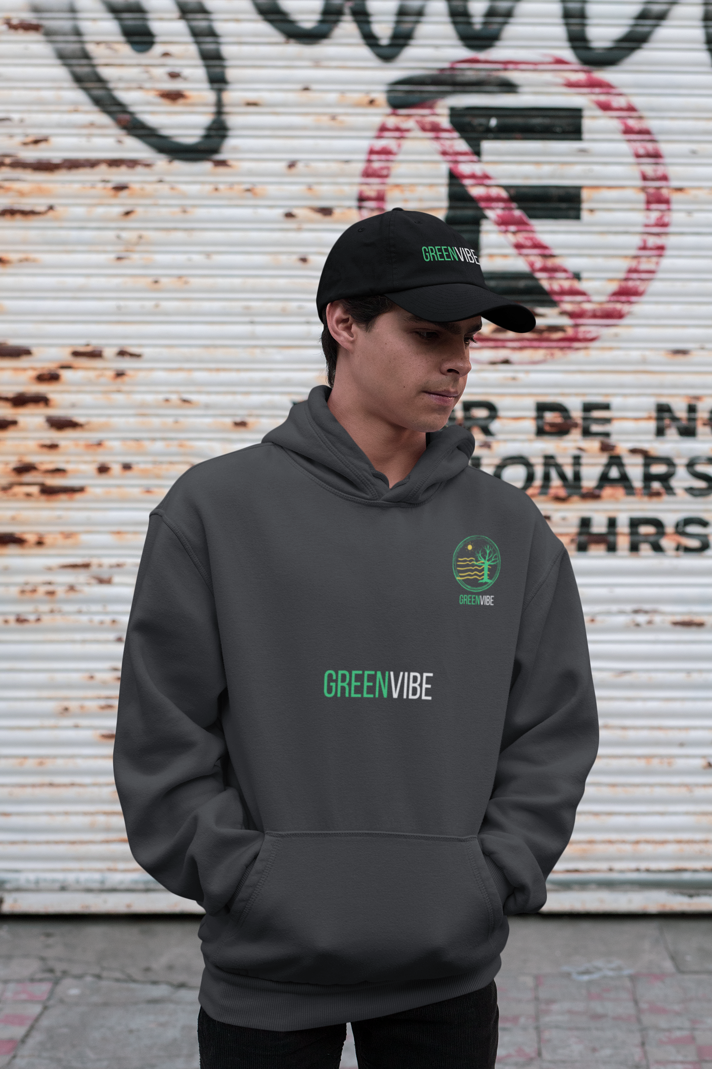 Hoodie GreenVibe - Logótipo Eco