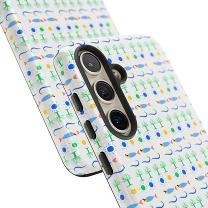 Capa de Telemóvel Padrão GreenVibe - Eco Design